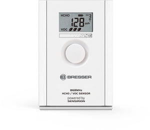 Bresser weerstation - hcho + voc-sensor - luchtkwaliteitsmeter - voor weerstation 7003700 en 7003240 - wit