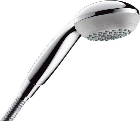 Hansgrohe crometta 85 handdouche 85 1jet green 6 l min - 1 straalsoort - diameter douchekop 85 mm - chroom