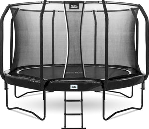 Salta first class - trampoline met veiligheidsnet en ladder - ø 251 cm - zwart