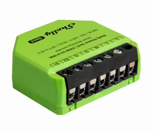 Shelly dimmer gen3 wifi bluetooth