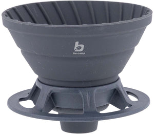 Bo-camp - koffiefilter houder - vouwbaar - grijs
