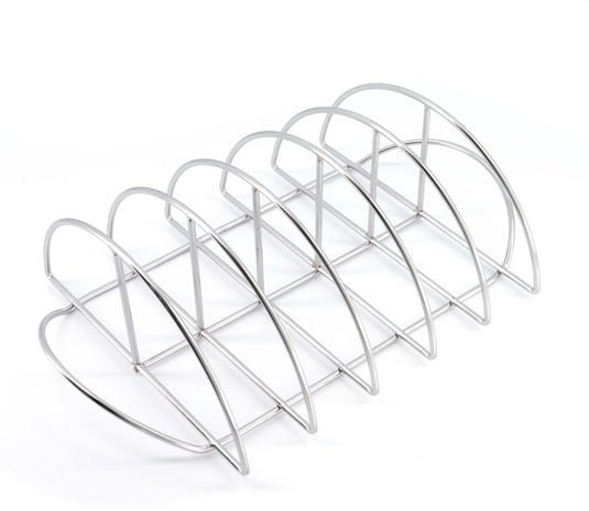 Grill guru spare rib rack deluxe – rvs – 40 cm – sparerib rek voor de bbq