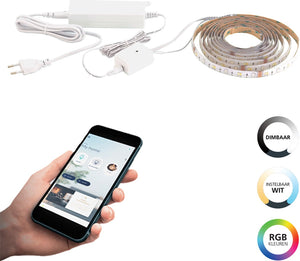 Eglo connect.z smart led strip - 800 cm - wit - instelbaar rgb wit licht - dimbaar - zigbee