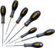 Stanley 7-delige fatmax schroevendraaierset parallel 3.5 x 75mm. 5.5 x 125mm standaard 6.5 x 150mm phillips ph1 x 100mm. ph2 x 125mm pozidriv pz1 x 100mm. pz2 x 125mm