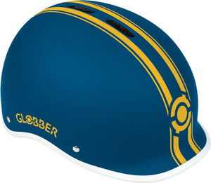 Globber helm - helm urban s m petrol blue - blauw - led verlichting - abs helm - verstelbaar - s-m 51-55 cm