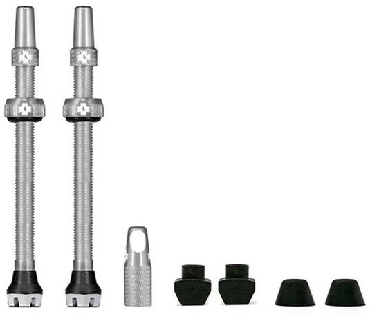 Muc-off v2 tubeless ventielset 44 mm, zilver