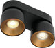 Nordlux pitcher-spot-ip20-2xgu10-zwart