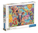 Clementoni legpuzzel kunstwerken olifanten carnaval, 500st.