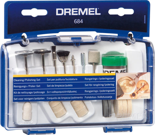 Dremel set voor reinigen polijsten - 684