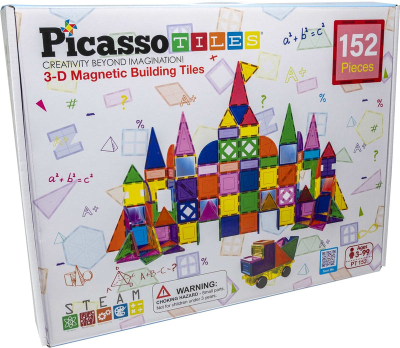 Afbeelding laden in galerijviewer, Picasso tiles tactic - constructiespeelgoed - magnetic tiles - magnetische tegels - blocks and mirrors set - stem speelgoed - creatief bouwspeelgoed - 152 delig - vanaf 3 jaar
