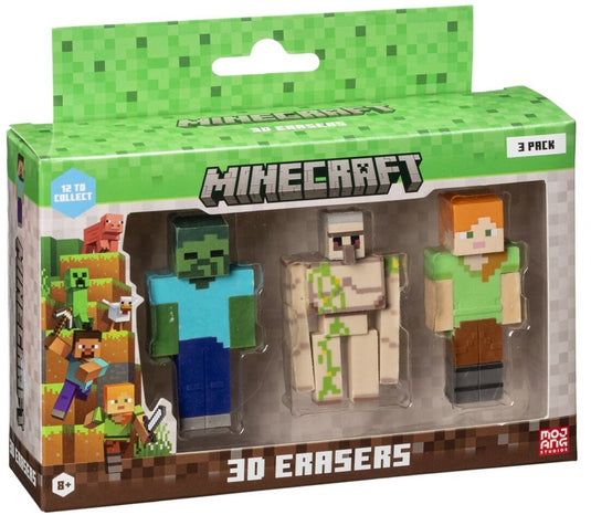 Minecraft 3d gumset mc4021c 3 onderdelen