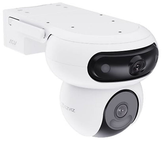 Ezviz hb90x dual 4g wifi 6 kit – 2k+ dual-lens beveiligingscamera 8w zonnepaneel – 360° pan-tilt- ai detectie auto tracking – colorfull nachtzicht – sirene spotlight-geen maandkosten