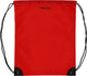 Avento rugzak met trekkoorden - rood - 35 x 43 cm - verstevigde hoeken