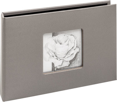 Walther ma-349-x - mini insteekalbum - formaat 17 x 12 cm - 12 foto's 10 x 15 cm - grijs