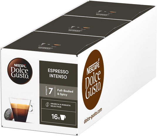 Nescafé dolce gusto capsules espresso intenso - 48 koffiecups voor 48 koppen koffie
