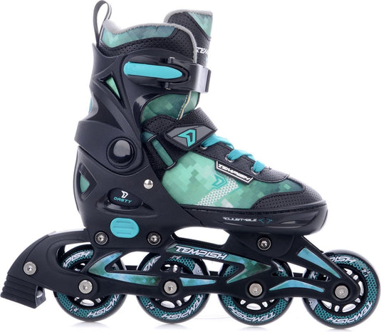inline skates Dasty 82A softboot groen maat 40-43
