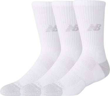 New balance active crew socks 3 pack unisex sportsokken - white