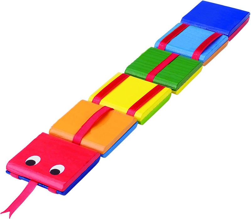 Afbeelding laden in galerijviewer, Goki jacobsladder l32cm, met slangenmotief, 4+
