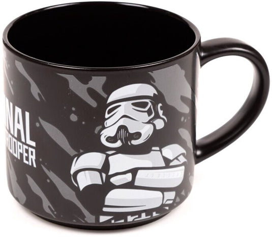 Puckator mok - the original stormtrooper - large - zwart wit - porselein - 470ml