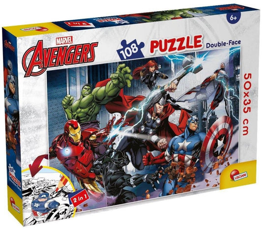 Lisciani marvel puzzle df plus 108 avengers