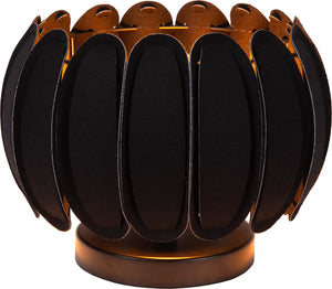 Lucide spencer - tafellamp - ø 30 cm - 1xe27 - zwart