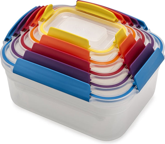 Joseph joseph nest lock - vershouddozen - makkelijk te stapelen - 5 stuks - multikleur