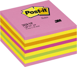 Kleurkubussen post-it 2028-np 76 x 76 mm assorti neon 450 vel