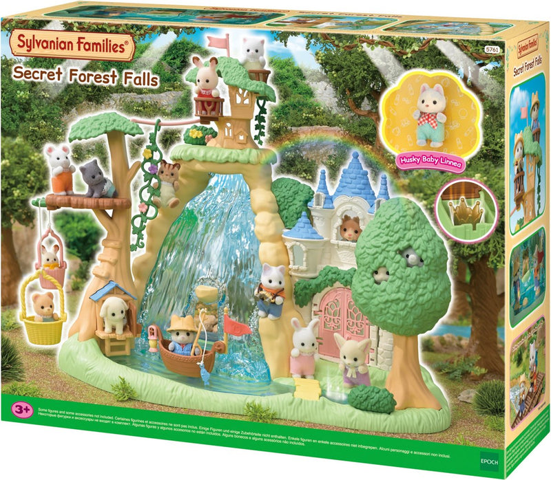 Chargez l'image dans la visionneuse de la galerie, Sylvanian families 5761 geheime bos waterval set- inclusief 1 fluweelzachte baby speelfiguur
