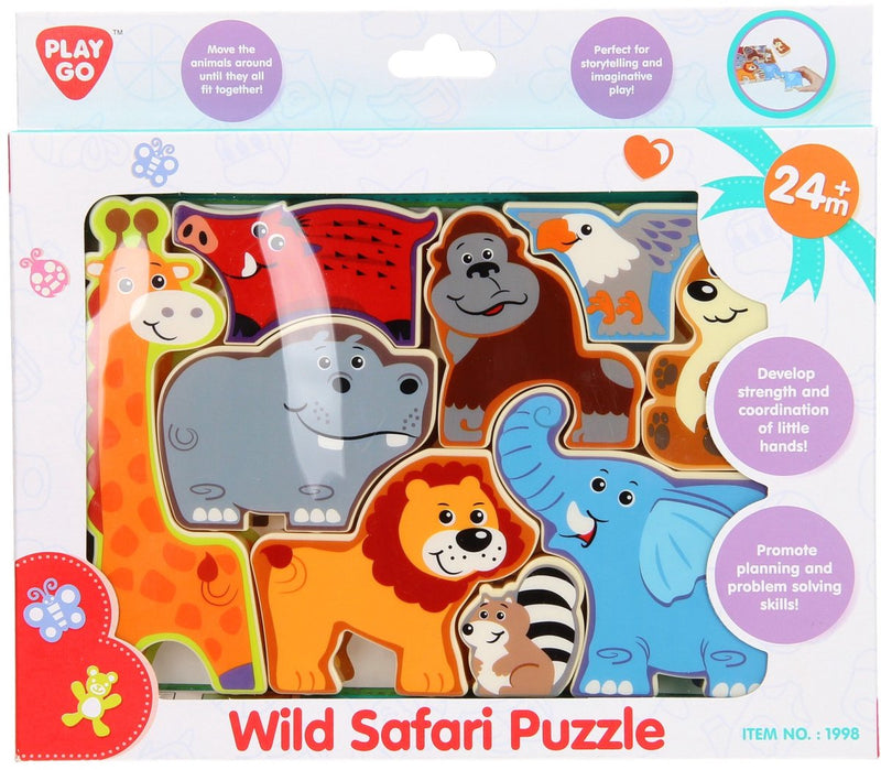 Afbeelding laden in galerijviewer, Playgo puzzel safari
