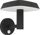 Eglo dreoli solar wandlamp buiten - zonne-energie - led - 21 cm - zwart wit