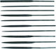 Vallejo budget needle file set - vijlen set - 10x - tools - t03001