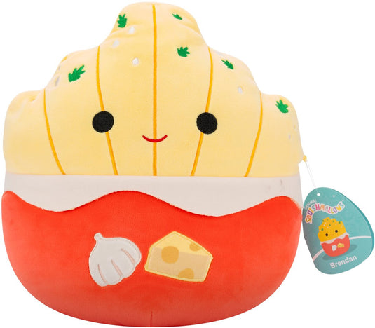 Squishmallows knuffel pluche - knoflook parmezaan frietjes, 30cm