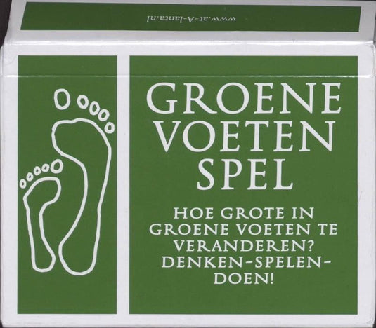 Atalanta groene voeten spel - grote en kleine voetstappen op onze enige aarde