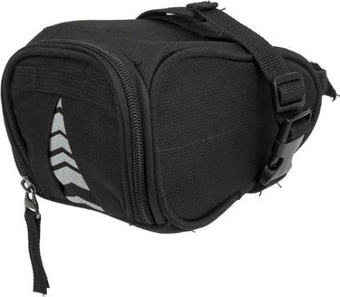 Willex - zadeltas 1200 l - zwart - 1,8 liter -reflectie
