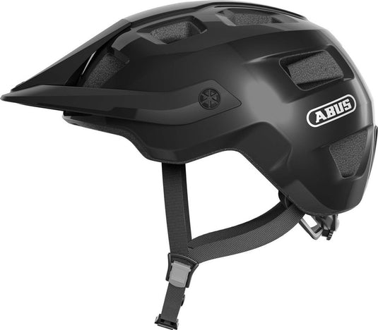Abus fietshelm motrip mips shiny black l - 57-61 cm - zwart - geschikt voor gebruik op mountainbikes - 380 g