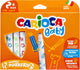 Carioca baby 2+ super washable viltstiften 12st krt ds