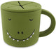 Trixie snackbeker - mr. dino - snack cup - kinderservies - voor baby's vanaf 4 maanden - van siliconen - geschikt voor de vaatwasser
