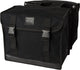 Fastrider canvas hybride 94 dubbele fietstas zwart 56l - afgeschuind - waterafstotend canvas - reflecterend - geschikt voor e-bike
