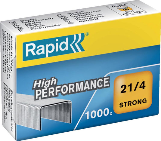 Rapid nietjes 21 4, doos van 1.000 nietjes 10 stuks