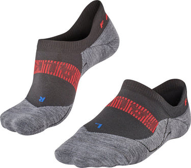 Falke ru4 cool invisible anti-blaar functioneel materiaal hardloopsokken heren zwart - maat 44-45