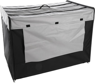 Flamingo smart top plus - transportkooi honden - transportkooi smart top plus zwart grijs 109cm - 1st - 113520 - 1st