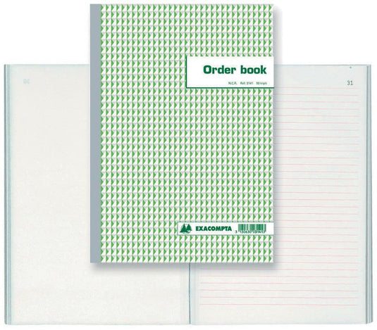 Exacompta orderboek 3141x 21x29,7cm onbedrukt lijn drievoud zelfkopiërend nl fr