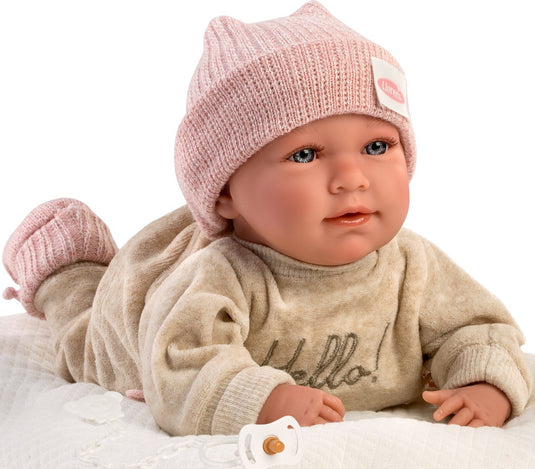 Llorens soft body babypop mimi met kussen en speen 40 cm