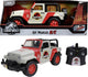 Jada toys - jurassic world - park rc jeep wrangler - 1:16