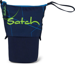 Satch pencil slider blue tech - uitschuifbare etui en pennenhouder - 17 cm
