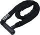 Bbb cycling keyguard chain - fietsslot met duurzame beschermhoes - lengte: 100cm - dikte: 5mm - kabelslot voor stadsfiets, racefiets mountainbike - bbl-115
