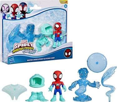 Hasbro marvel spidey and his amazing friends water-webs spidey en hydro-man - actiefiguren