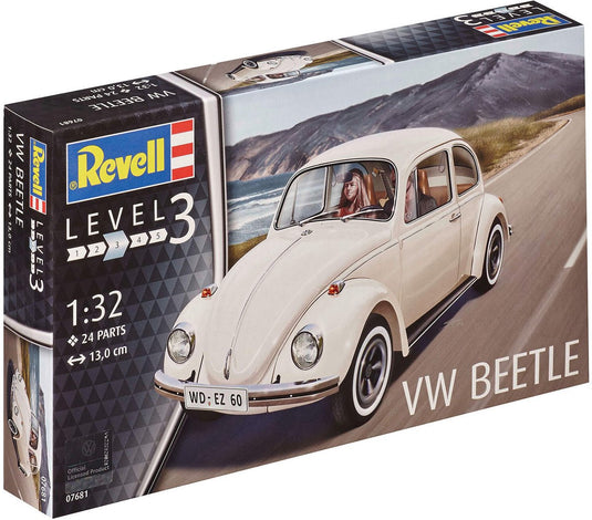 Revell modelbouwpakket auto - 07681 volkswagen vw kever - duitse personenauto plastic - 1:32 - modelbouw