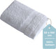 Hush. living hush living - handdoek 100% katoen - per stuk - 50×100 cm - zware kwaliteit 500g m2 - stijlvol boord en ophanglus - wit