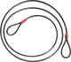 Abus -luskabel cobra 12 - staalkabel met kunststof omhulsel - beveiliging voor fiets- en motoraccessoires - 1,8 meter lang, 12 mm dik